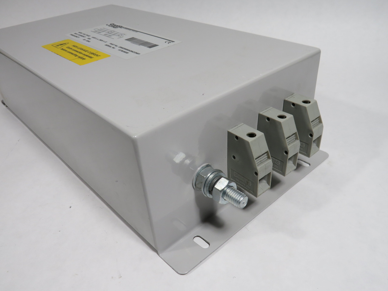 Steatite Group EM02005043NCON01 Power Filter 440V L-L 250V L-E *Small Dent* USED