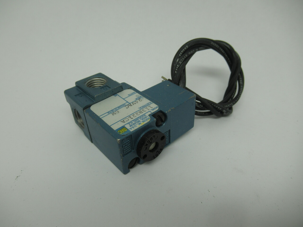 MAC 113B221CA Solenoid Valve 24VAC 6W SHELF WEAR NOP