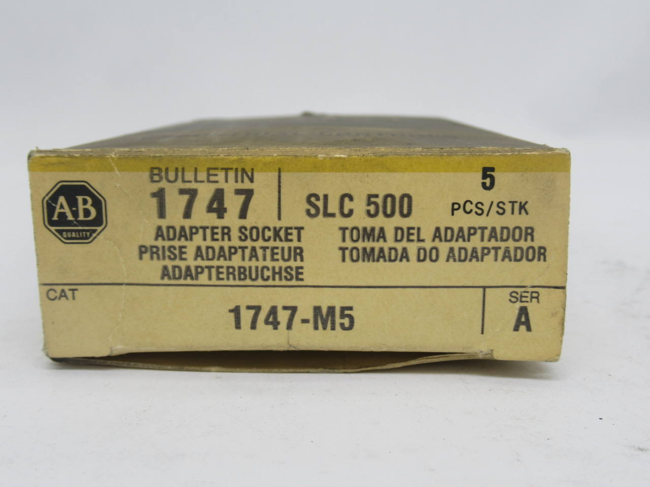 Allen-Bradley 1747-M5 Adapter Socket Lot Of 5 NEW