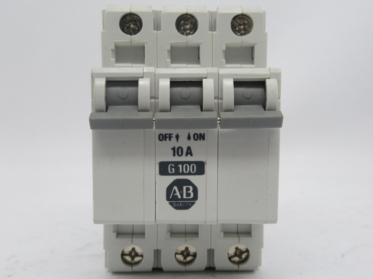 Allen-Bradley 1492-CB3-G100 Circuit Breaker Series B 10A 3-Pole NEW