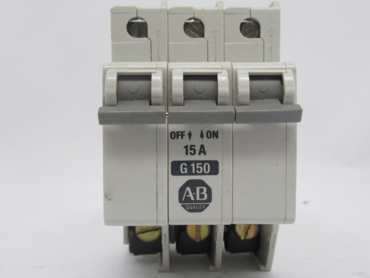 Allen-Bradley 1492-CB3-G150 Circuit Breaker Series A 15A 3-Pole NOP