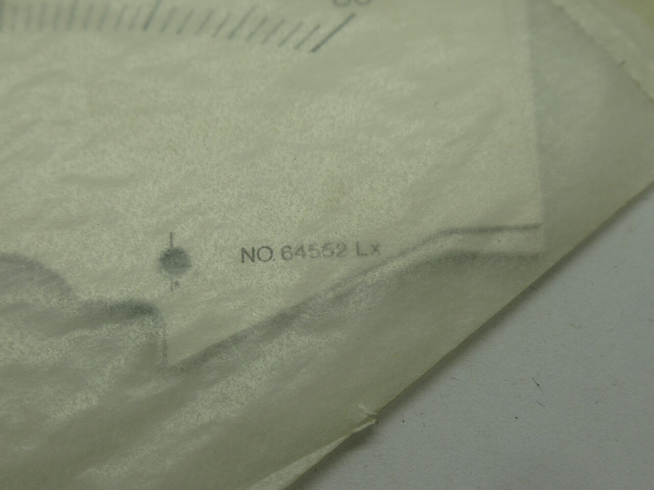 Corma Inc 523W-64552Lx Replacement Panel Meter Plate 0-80 Lot of 44 NWB