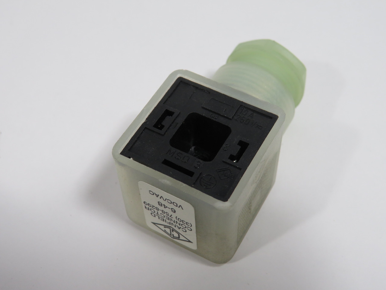 Canfield K&B 5103-3090000 Solenoid Connector 6-48VAC/DC MSD-3 *Open Bag* NWB