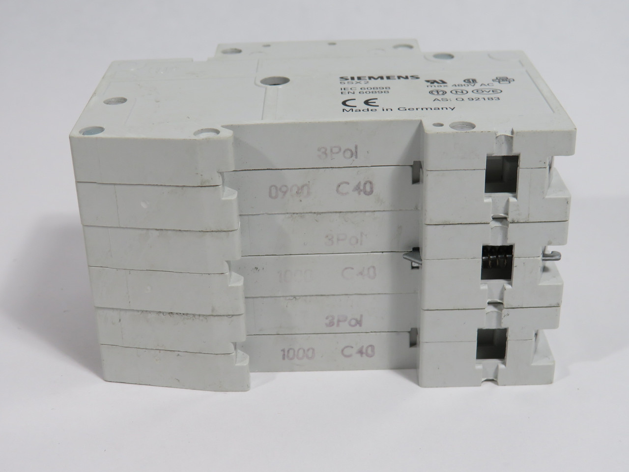 Siemens 5SX2340-7 Circuit Breaker 40A 400V 3-Pole USED