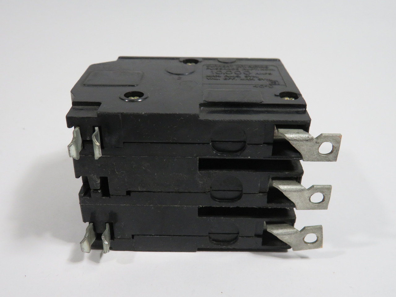 Square D QOB340 Circuit Breaker 40A 240V 3-Pole *Missing Screws* USED
