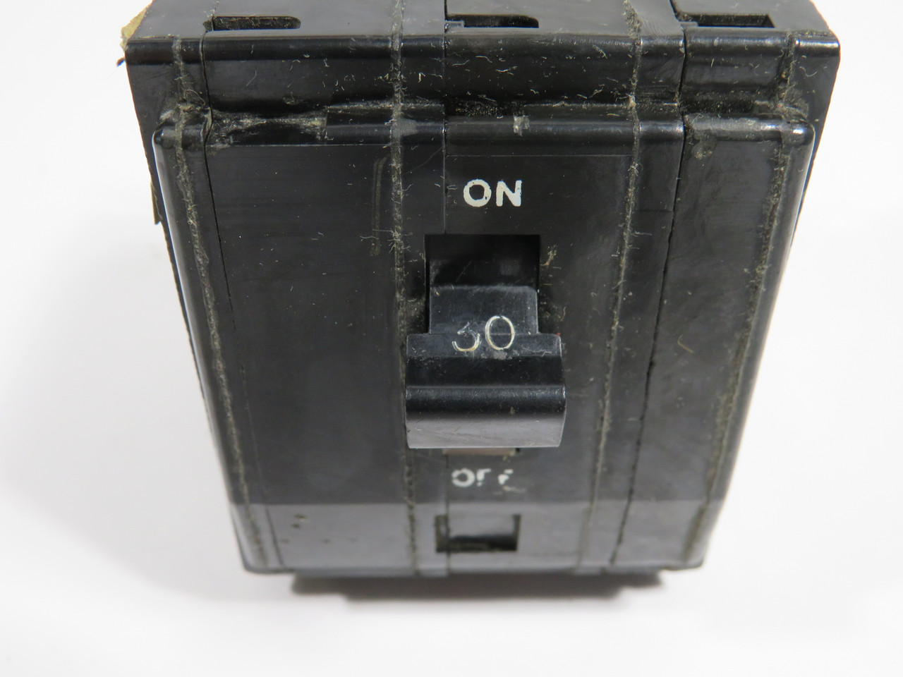 Square D QOB330 Circuit Breaker 30A 240V 3-Pole *Missing Screws* USED