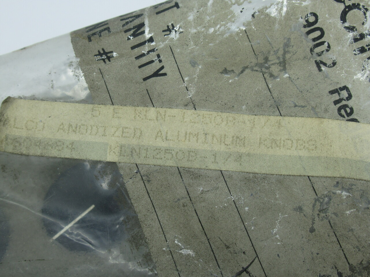 Alco KLN1250B Anodized Aluminum Knobs 1/4" *Lot of 12* NOP
