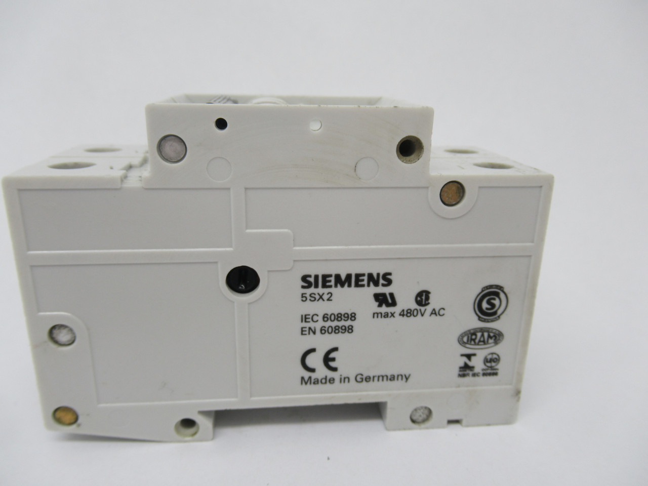 Siemens 5SX22D3 Circuit Breaker 480VAC Max 2 Pole USED