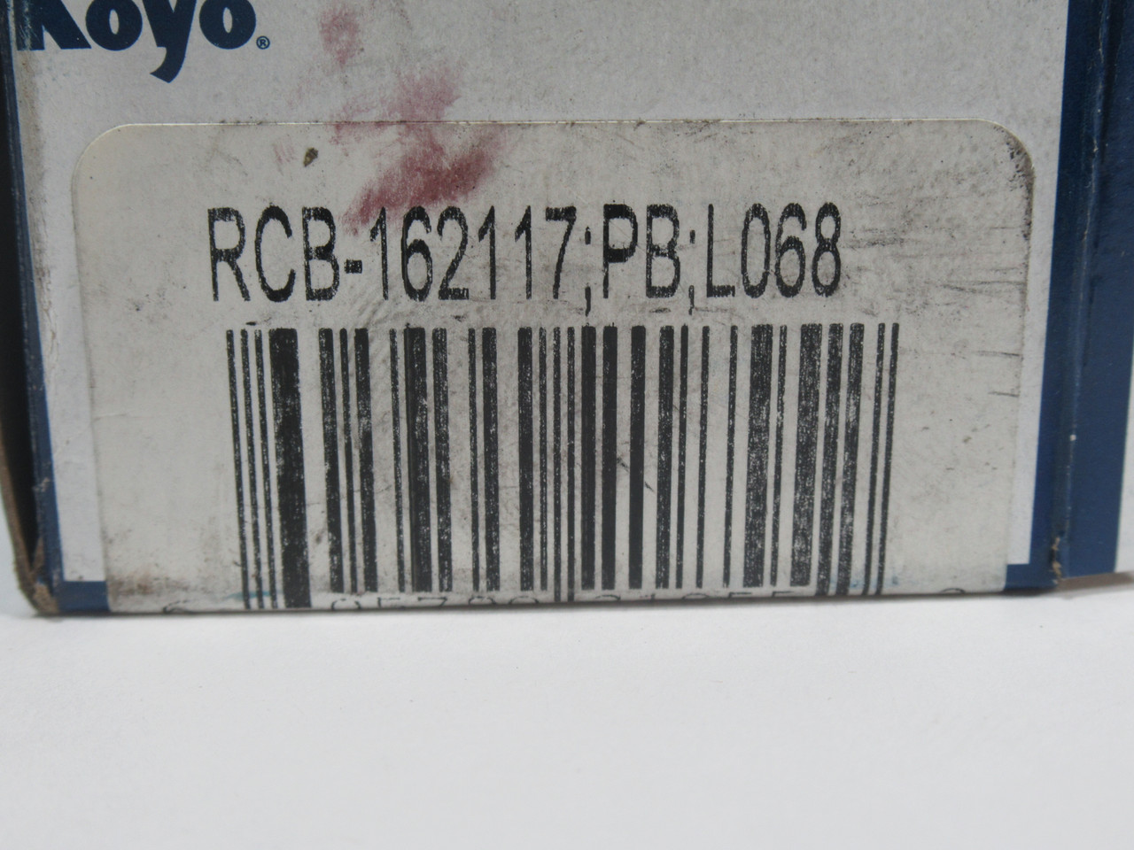 Koyo RCB-162117;PB;L068 Needle Roller Bearing 1"x5/16"-1 1/16" NEW