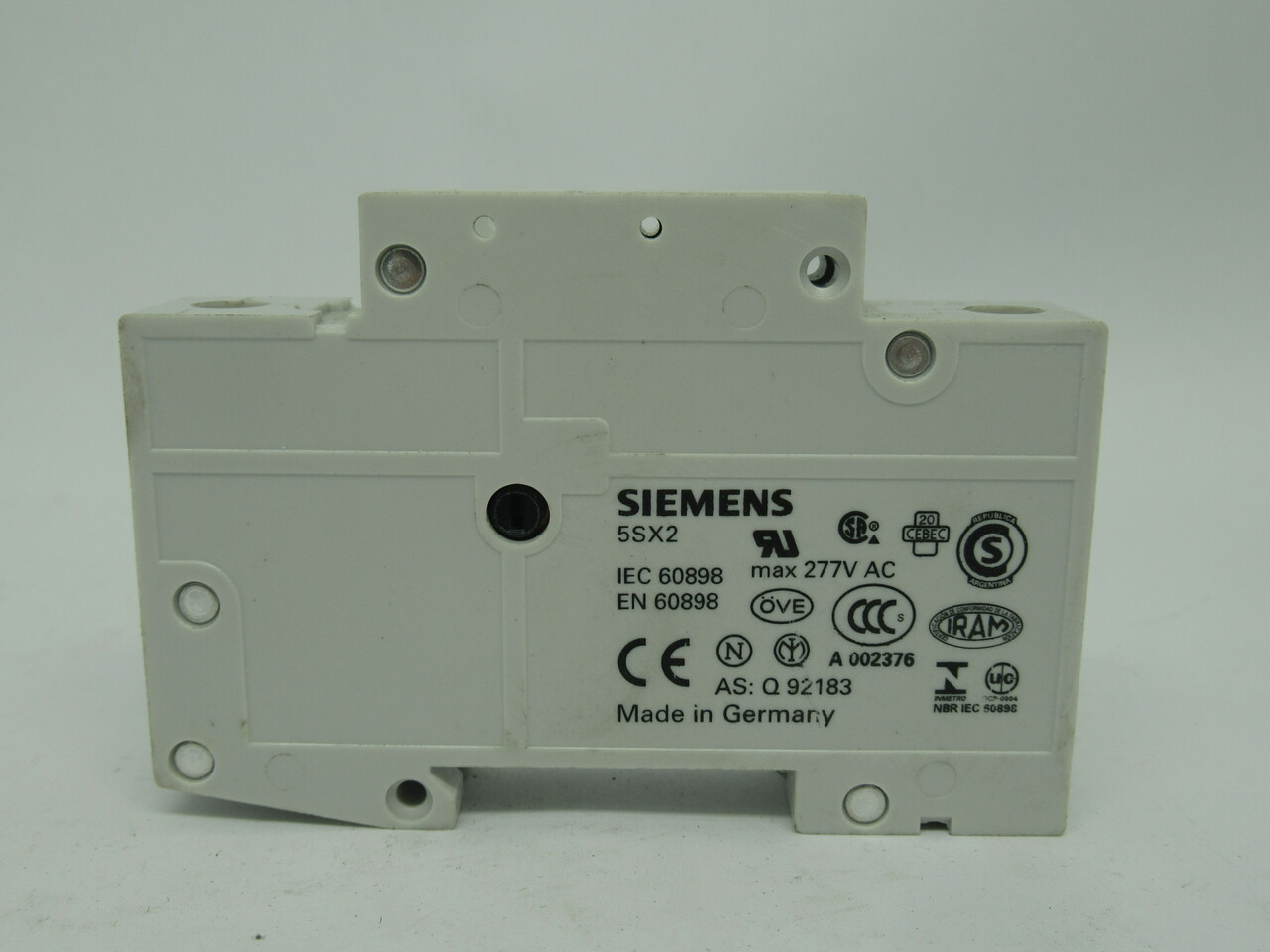 Siemens 5SX2110-7 Mini Circuit Breaker 10A 230/400V 1-Pole Alt P/N 5SX21-C10 NOP