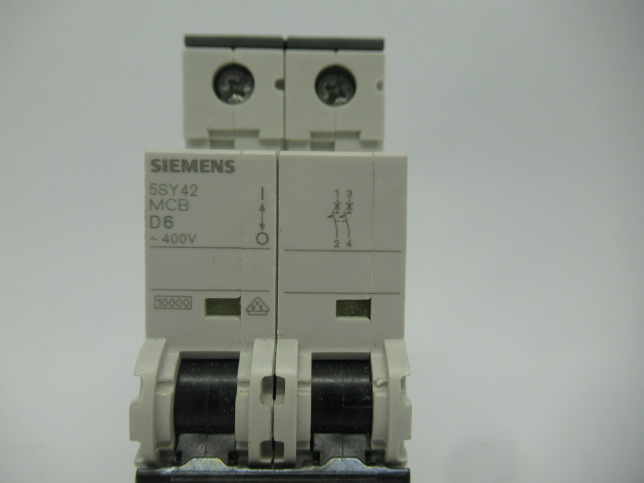 Siemens 5SY4206-8 Sentron Mini Circuit Breaker 6A 400VAC 50/60Hz 2-Pole NEW