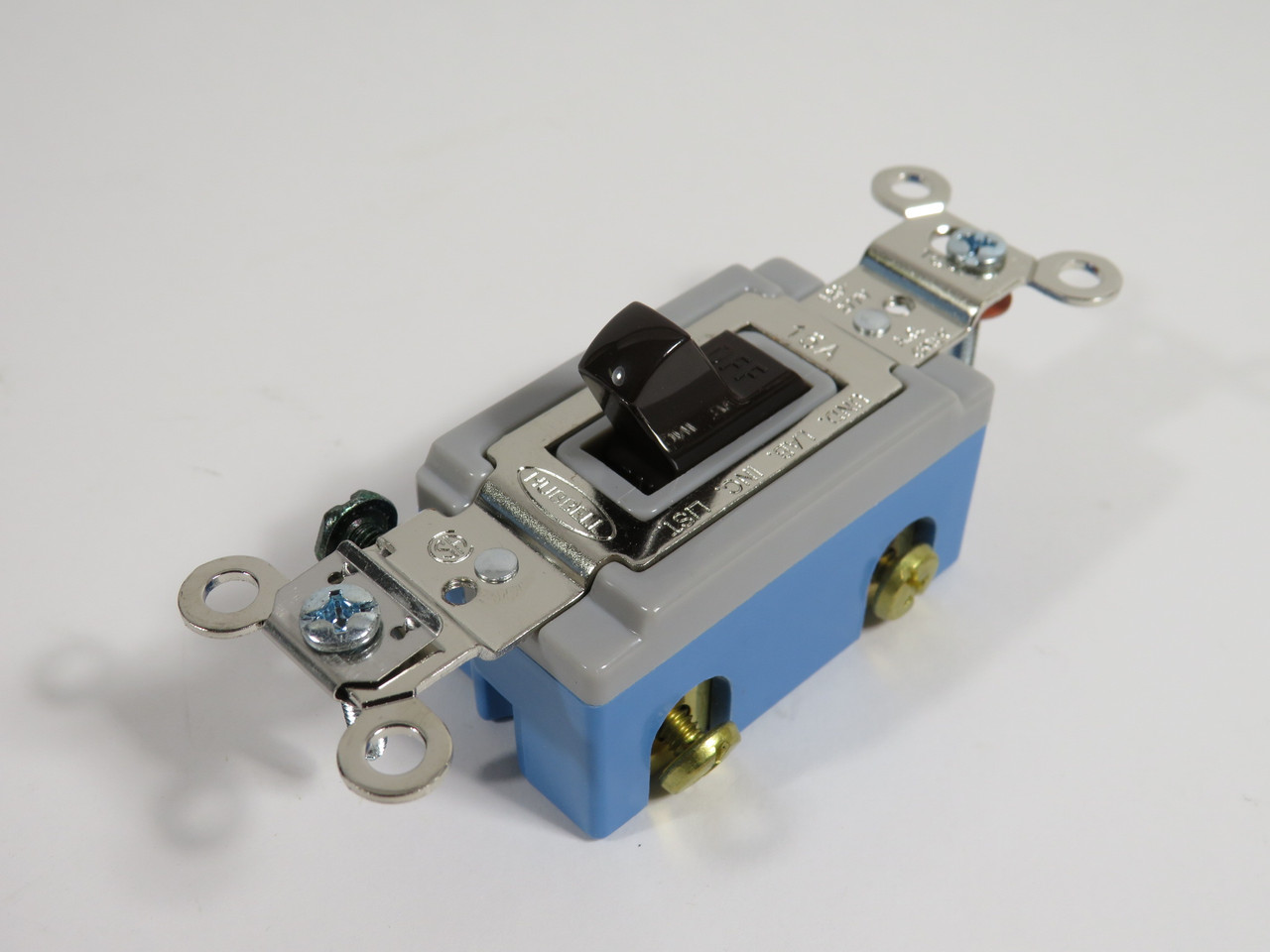 Hubbell HBL1201 Brown Toggle Switch 15A 120/277V 1-Pole 9-Pack NEW