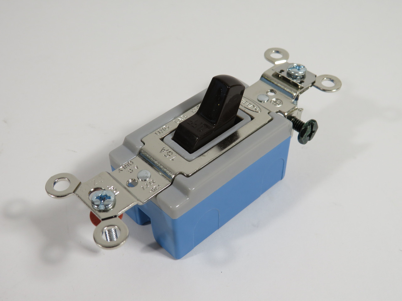 Hubbell HBL1201 Brown Toggle Switch 15A 120/277V 1-Pole 9-Pack NEW