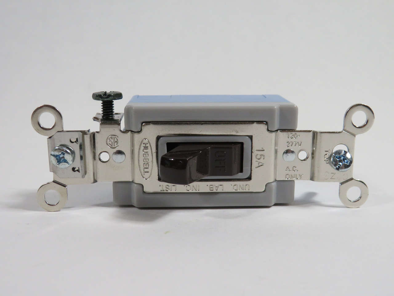 Hubbell HBL1201 Brown Toggle Switch 15A 120/277V 1-Pole 9-Pack NEW