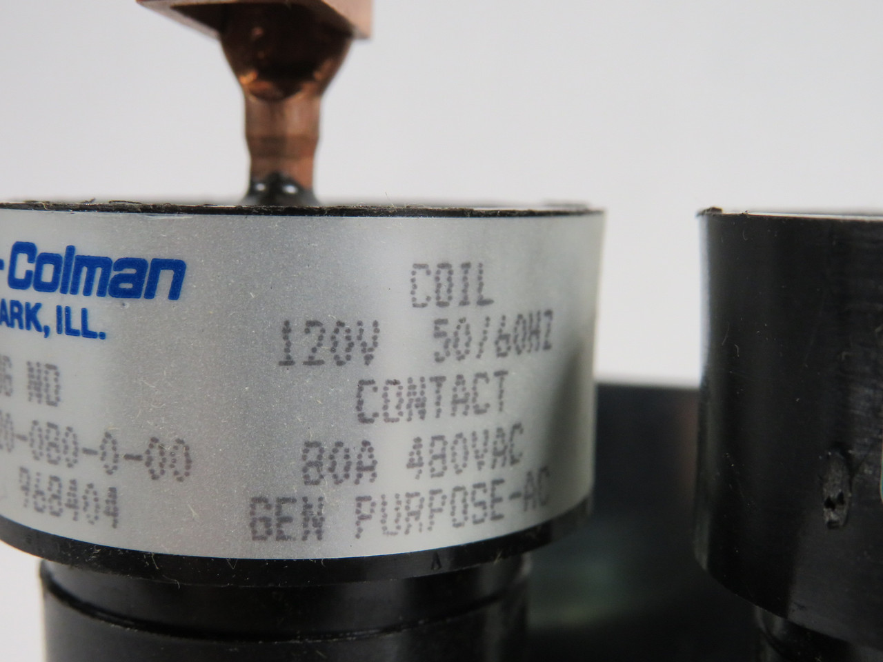 Barber-Colman CG12-01120-080-0-00 Mercury Relay 120V 50/60Hz 80A NEW