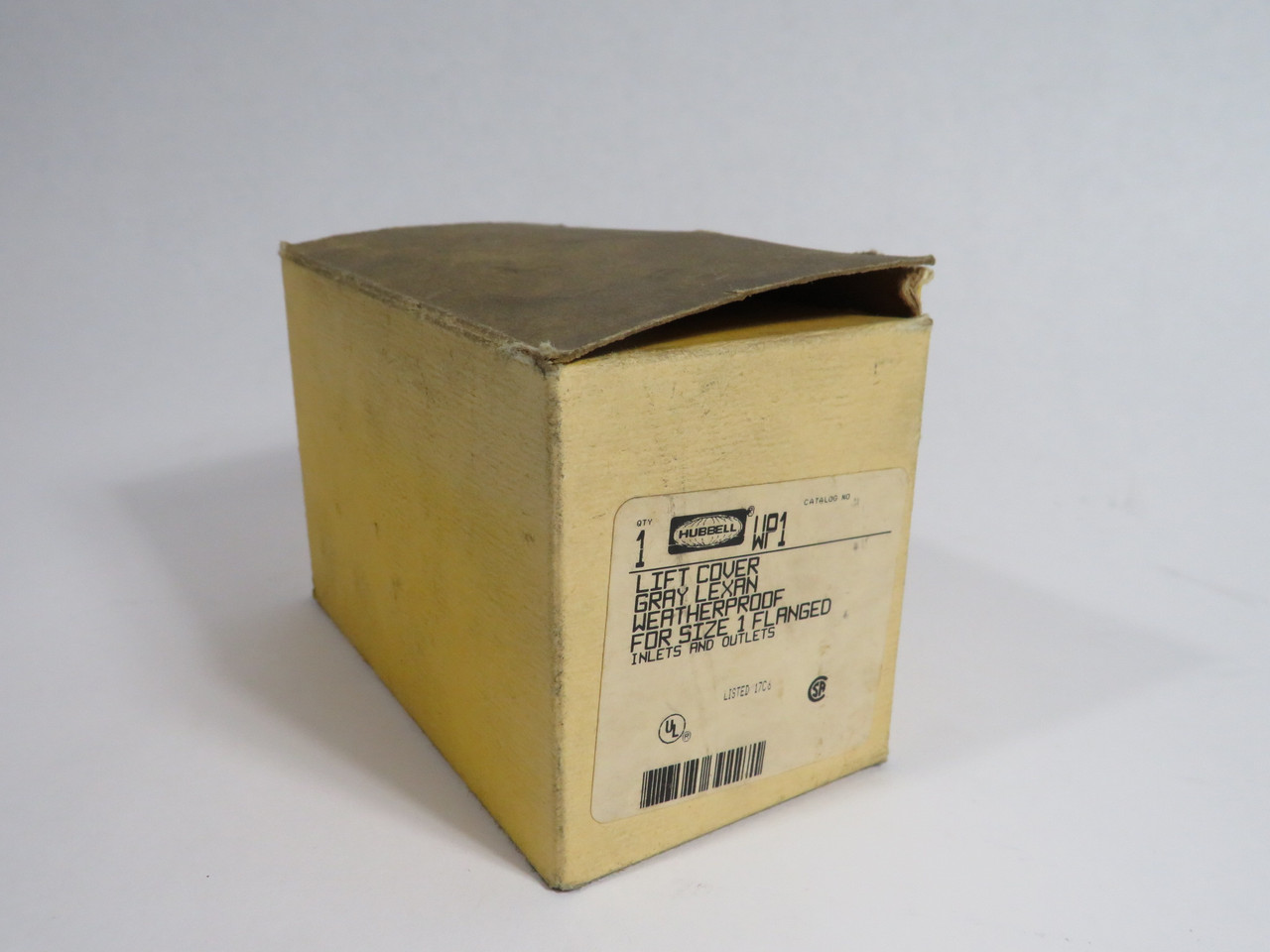 Hubbell WP1 Weatherproof Cover 1-Gang for Inlets/Outlets SHELF WEAR NEW