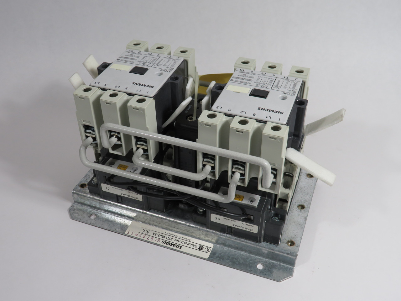 Siemens 3TD4602-2AK6 Reversing Contactor 110V@50Hz 120V@60Hz *Dmg'd Box* NEW