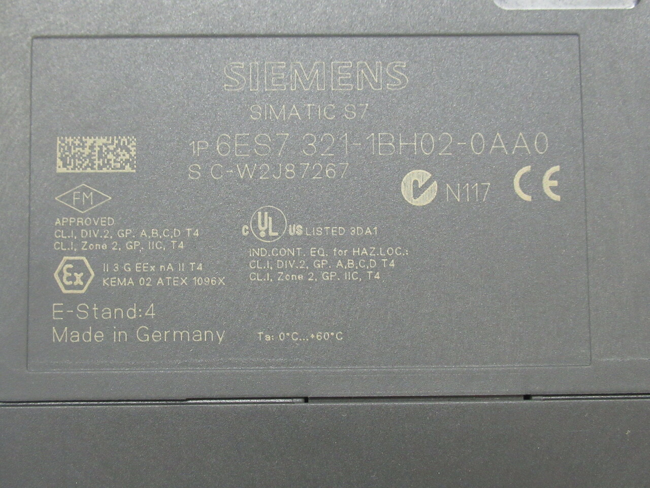 Siemens 6ES7-321-1BH02-0AA0 Digital Input Module USED