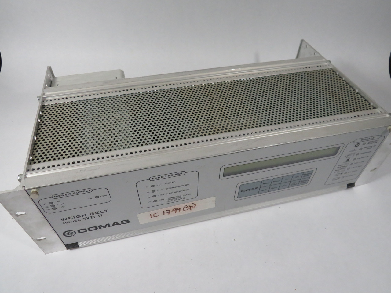 Comas FISET WVII1094CE Weigh Belt Panel & Rack USED