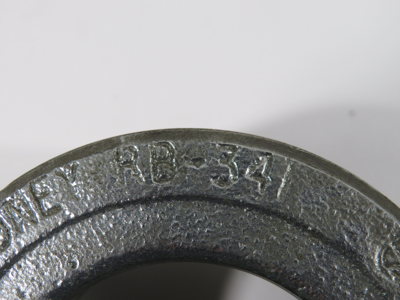 O-Z/Gedney RB-341 Malleable Iron Reducing Bushing 3" x 2" USED