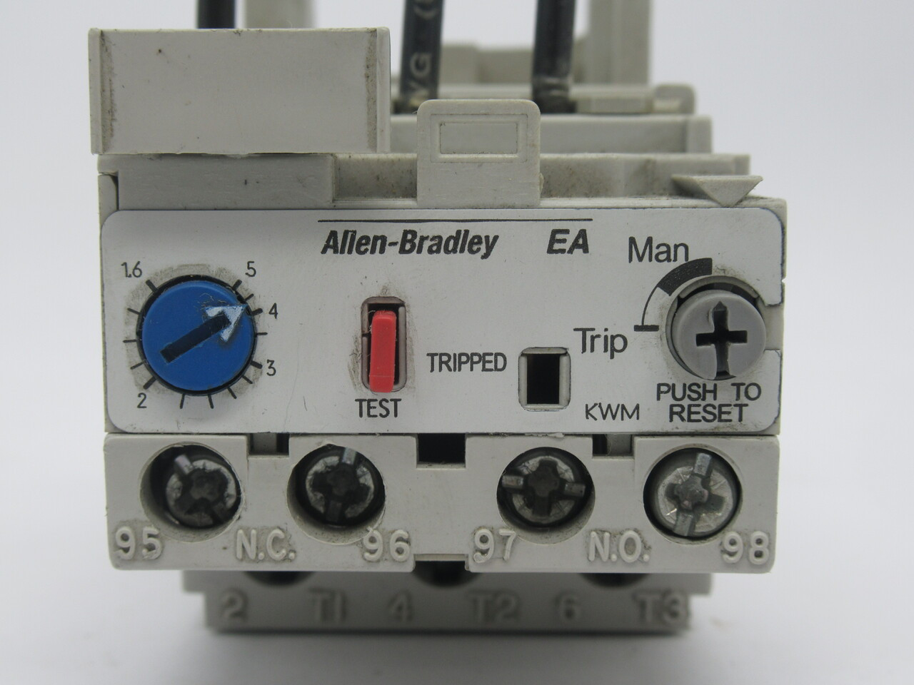 Allen-Bradley 193-EA1EB Overload Relay Ser. B 1.6-5.0A COSMETIC DAMAGE USED