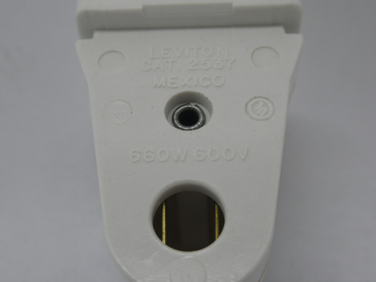 Leviton 2537 Stationary Fluorescent Lampholder 660W 600V 12-Pk NEW
