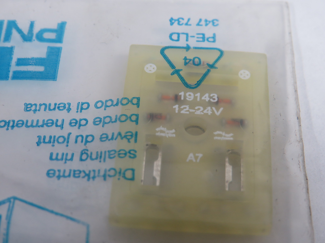 Festo 19143 MF-LD-12-24DC Illuminating Seal for Solenoid Coil 12-24VDC NWB