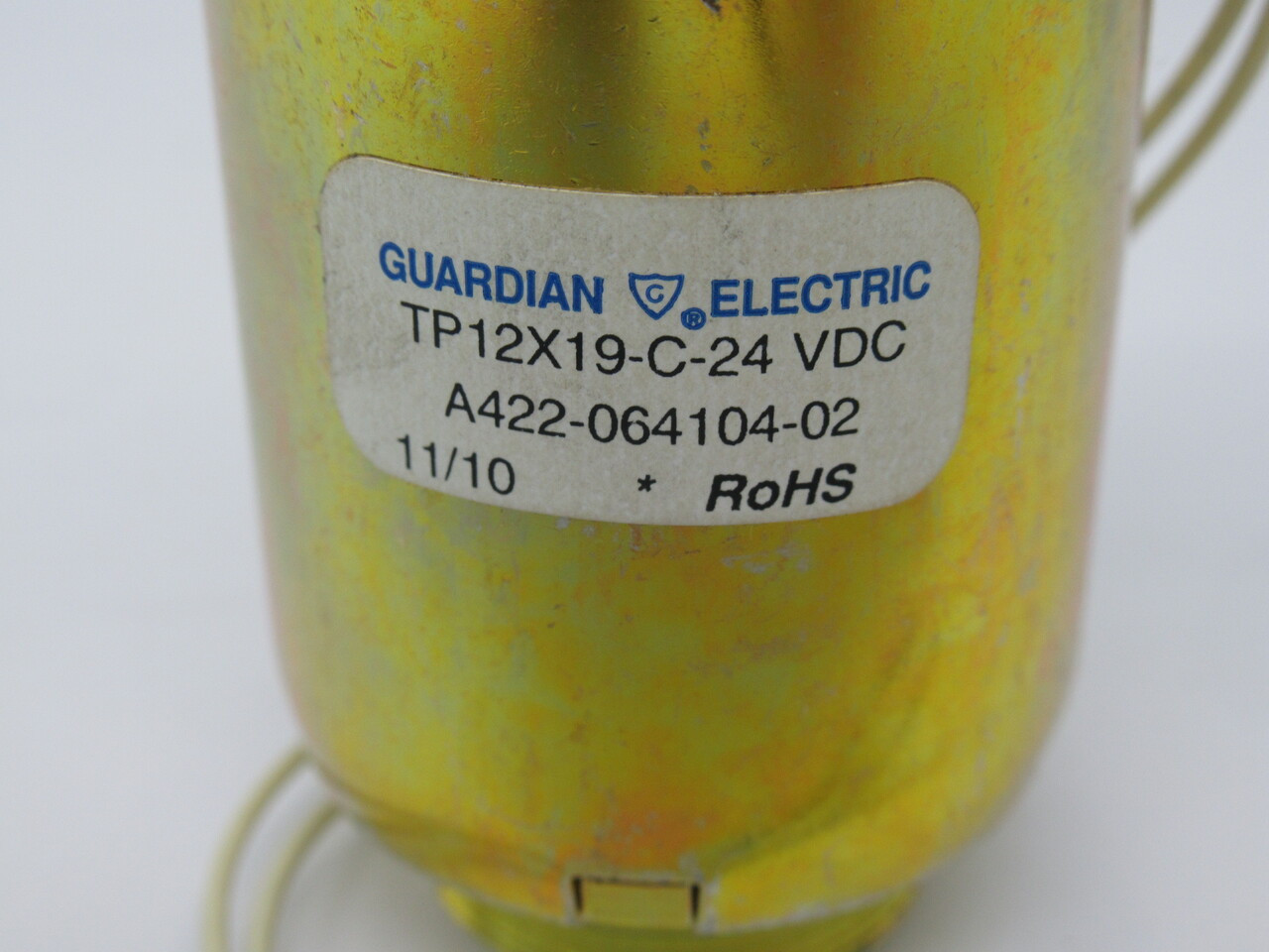 Guardian Electric A422-064104-02 Push Type DC Tubular Solenoid 24VDC NEW