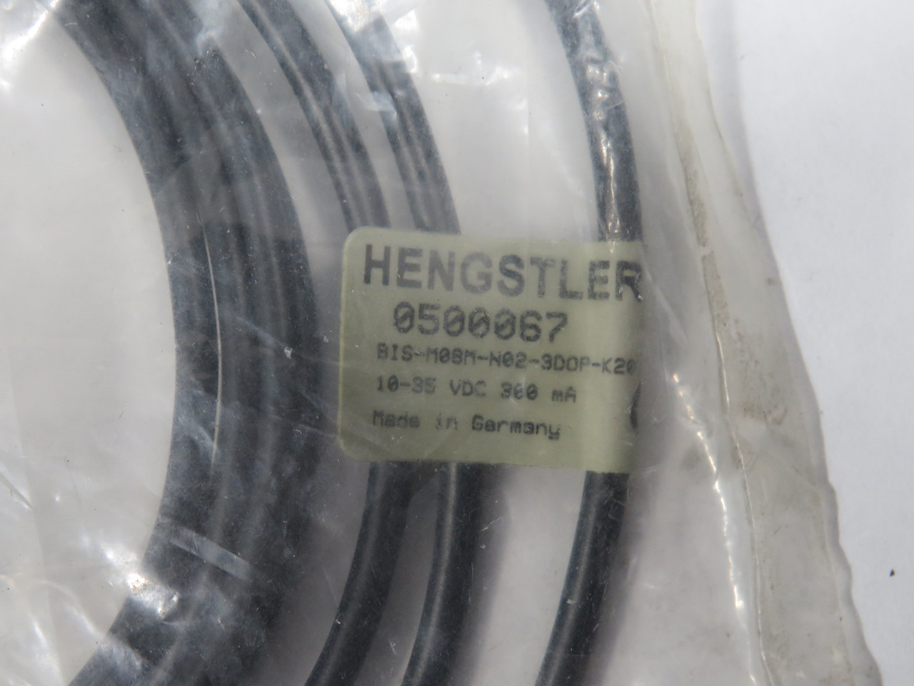 Hengstler BIS-M08M-N02-3DOP-K20 Proximity Switch 10-35VDC 300mA 0500067 NOP