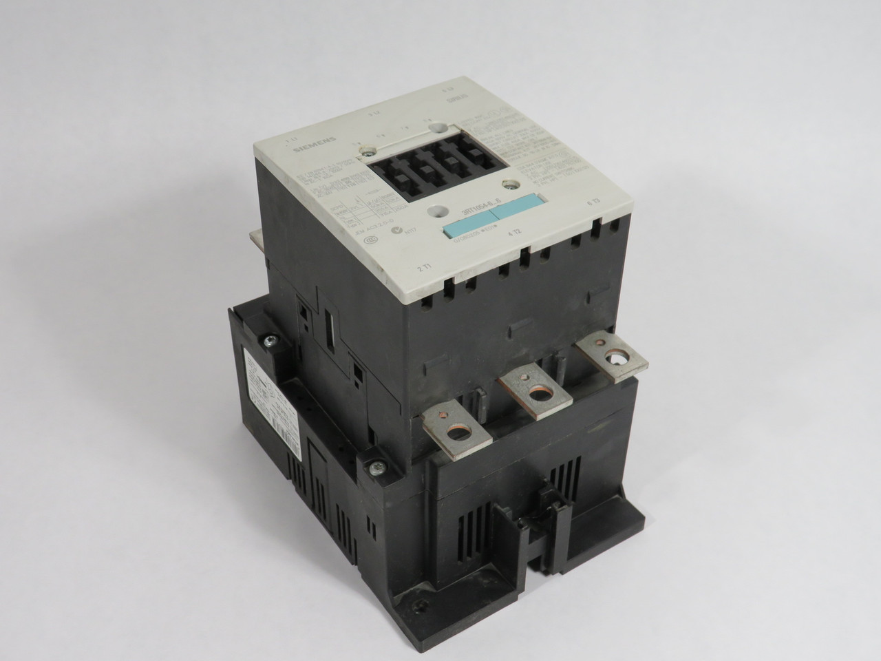 Siemens 3RT1054-6AP36 Contactor 220-240V 50-60Hz *Missing Auxiliary Block* USED