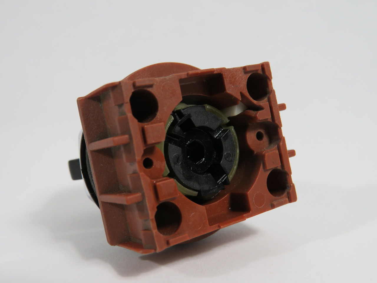 Siemens 3SB1100-2BB51 Selector Switch 2-Position Spring Return Black/White USED