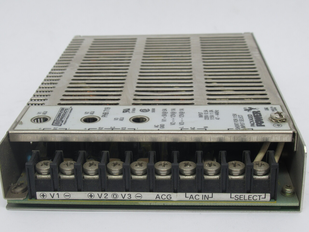 Computer Products PHB719 Multi Voltage Power Supply In: 220V/0.5A 115V/1.0A USED