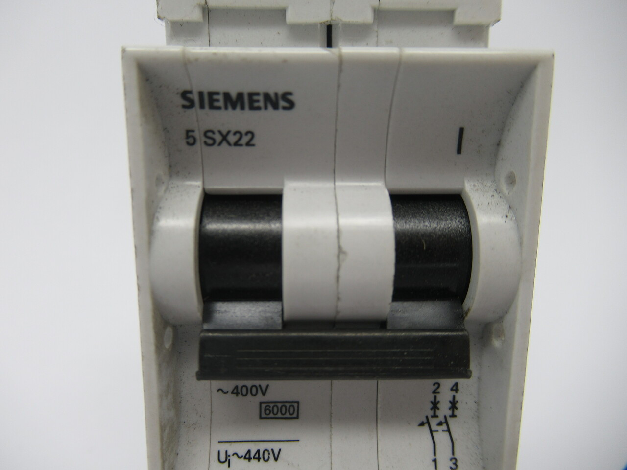 Siemens 5SX22D10 Circuit Breaker 10A 2-Pole 400VAC USED