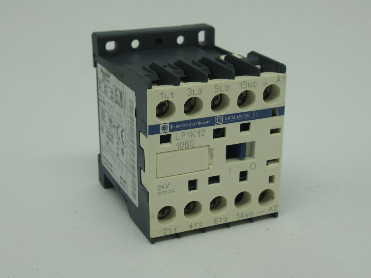Telemecanique LP1K1210BD Contactor 600VAC 12Amp 50/60HZ 24VDC NOP