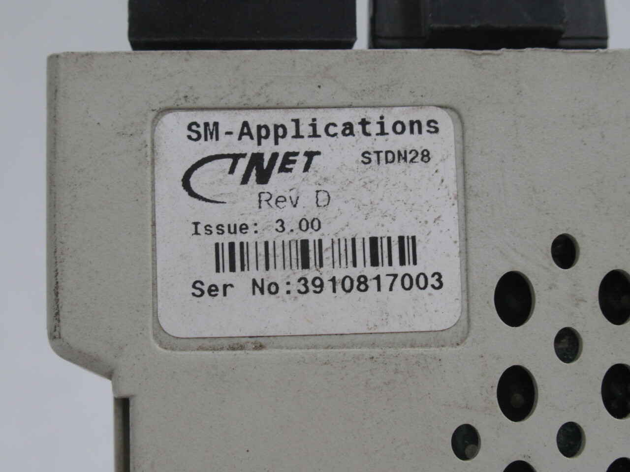 Control Techniques CTNET STDN28 Rev.D Interface Module w/2 Plugs USED