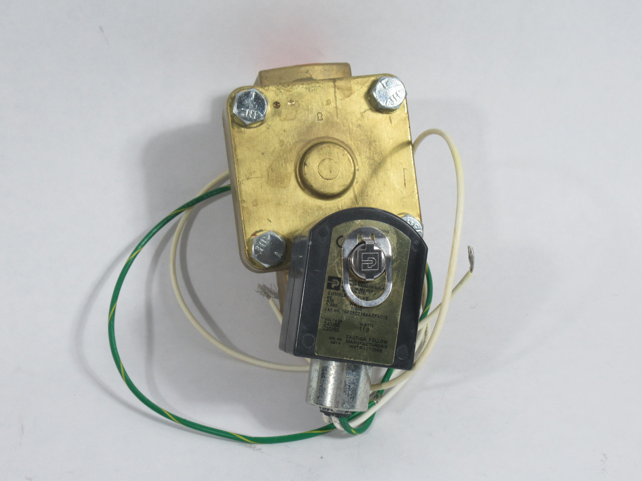 Parker 16F25C2164ACF4C15 2 Port Solenoid Valve 240/60Hz 220/50Hz 11W 1" NEW