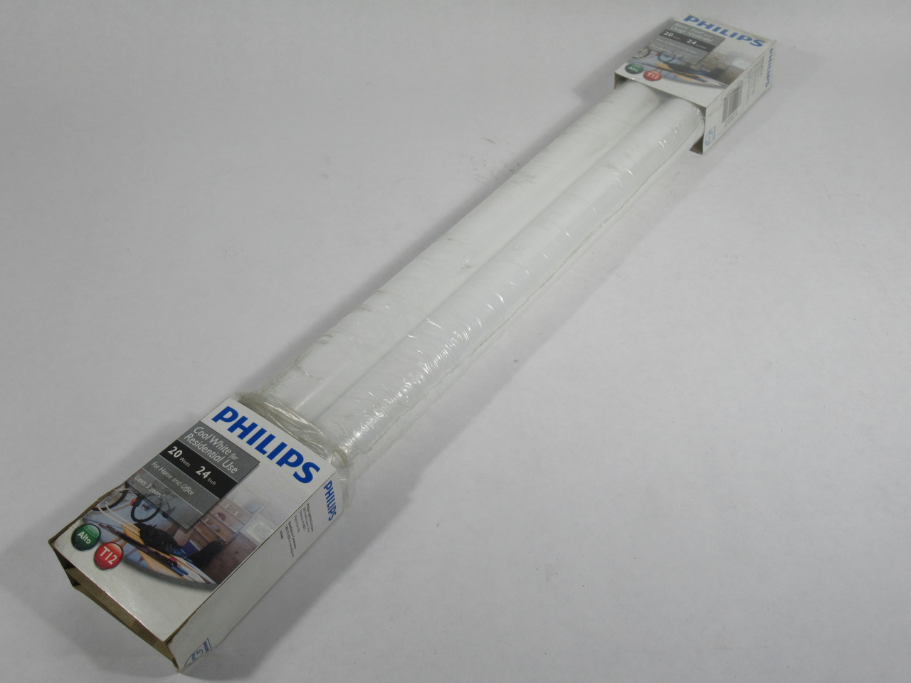 Philips F20T12/CW Fluorescent Lamp 20W 2-Pack NEW