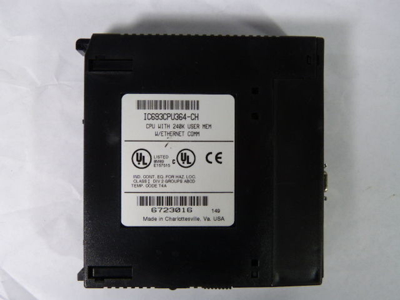 GE Fanuc IC693CPU364-CH CPU Module USED