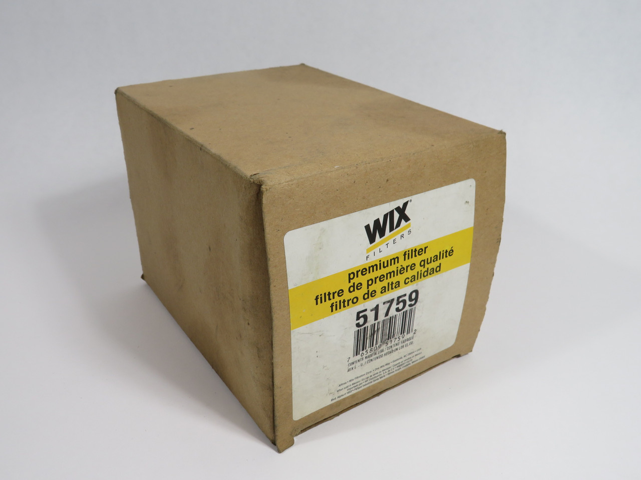 Wix 51759 Spin-On Hydraulic Filter 360psi 28-30gpm 10 Micron 1-1/2"-16UNF NEW