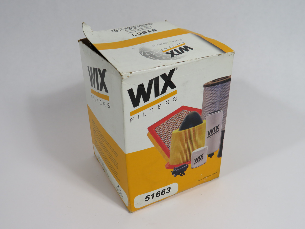 Wix 51663 Spin-On Hydraulic Filter 325psi 18-20gpm 10 Micron *Dented* NEW