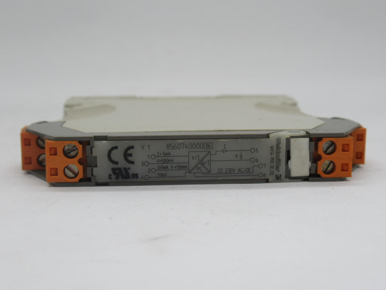 Weidmuller 8560740000 WAS4-PRO-DC/DC Signal Converter/Disconnector USED