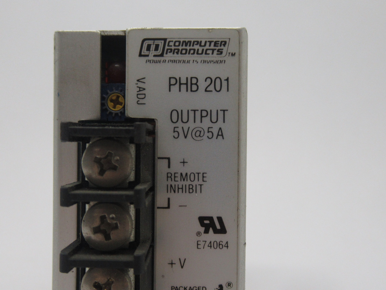 Computer Products PHB201 Power Module Out:5V@5A In:90-132V 47-440Hz/0.56A USED