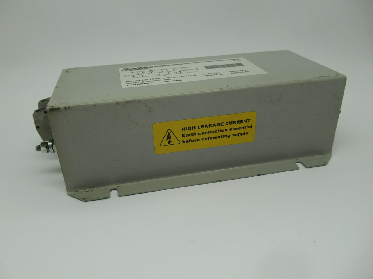 Steatite Group 050/2/M7/- Transformer 440V L-L 250V L-E 50A 50/60Hz USED