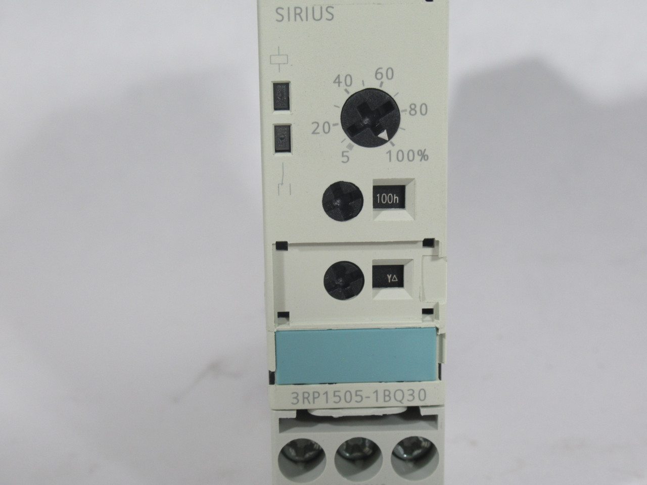 Siemens 3RP1505-1BQ30 Timing Relay 24VAC/DC 100-127VAC 50/60Hz 0.05s-100h NOP