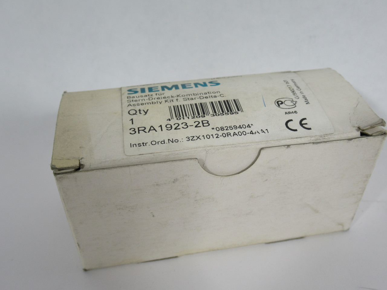 Siemens 3RA1923-2B Star-Delta Starter Wiring Kit NEW