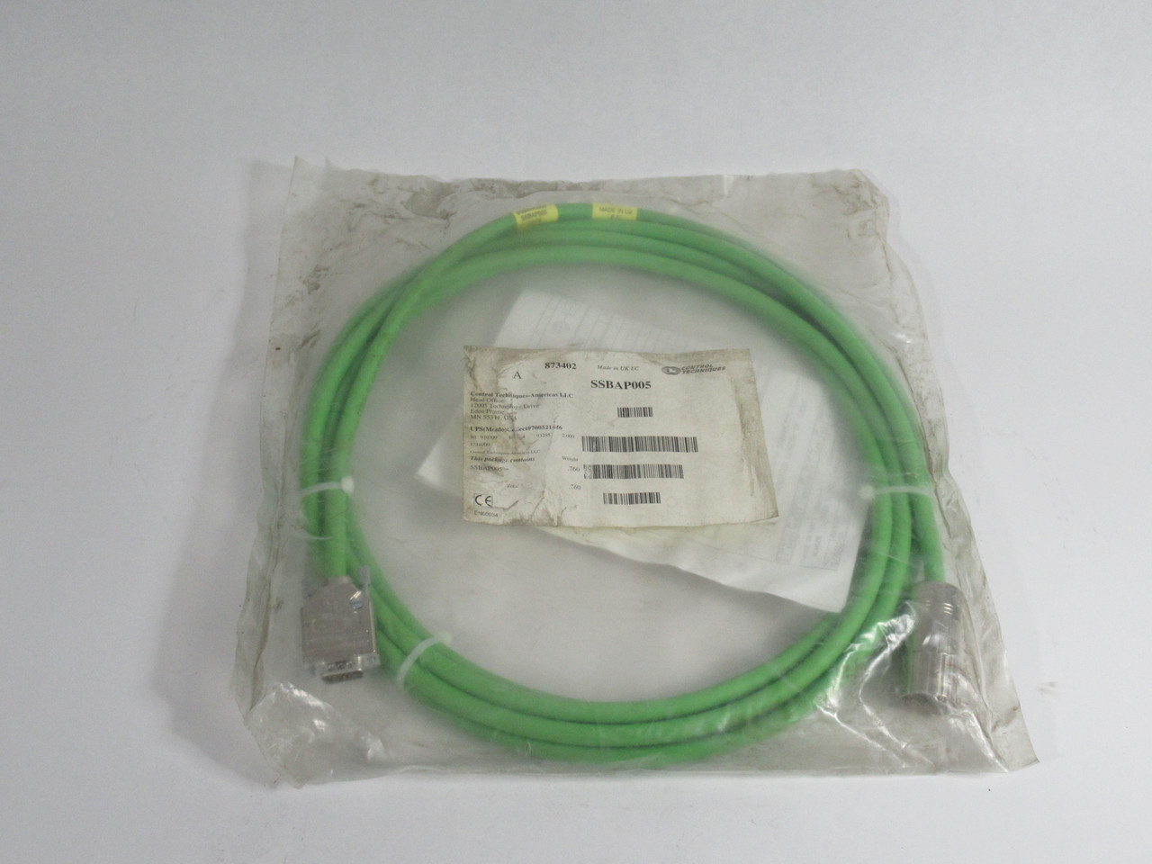Control Techniques SSBAP005 Cable 5m 12pin NWB