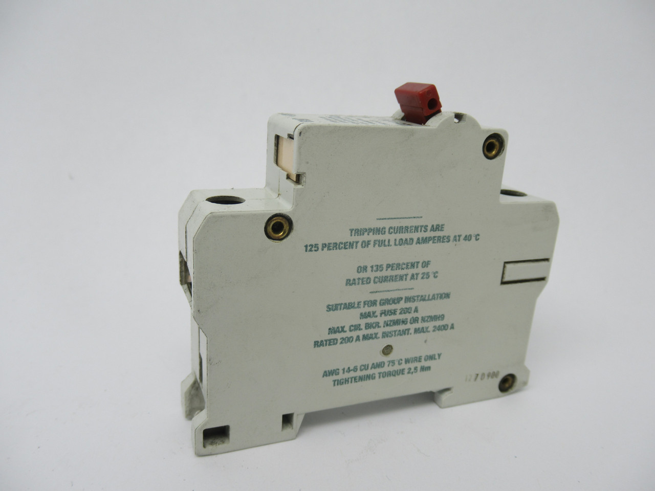 Moeller FAZ-G2A-CNA Circuit Breaker 240VAC-50A 60VDC-50A USED