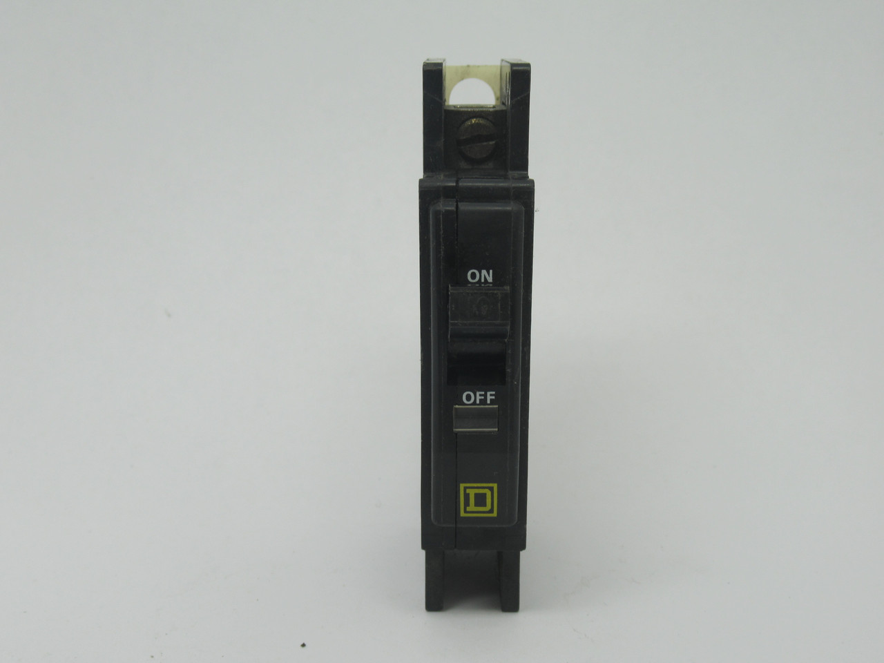 Square D QOU110 Miniature Circuit Breaker 120/240VAC 10A 1 Pole USED