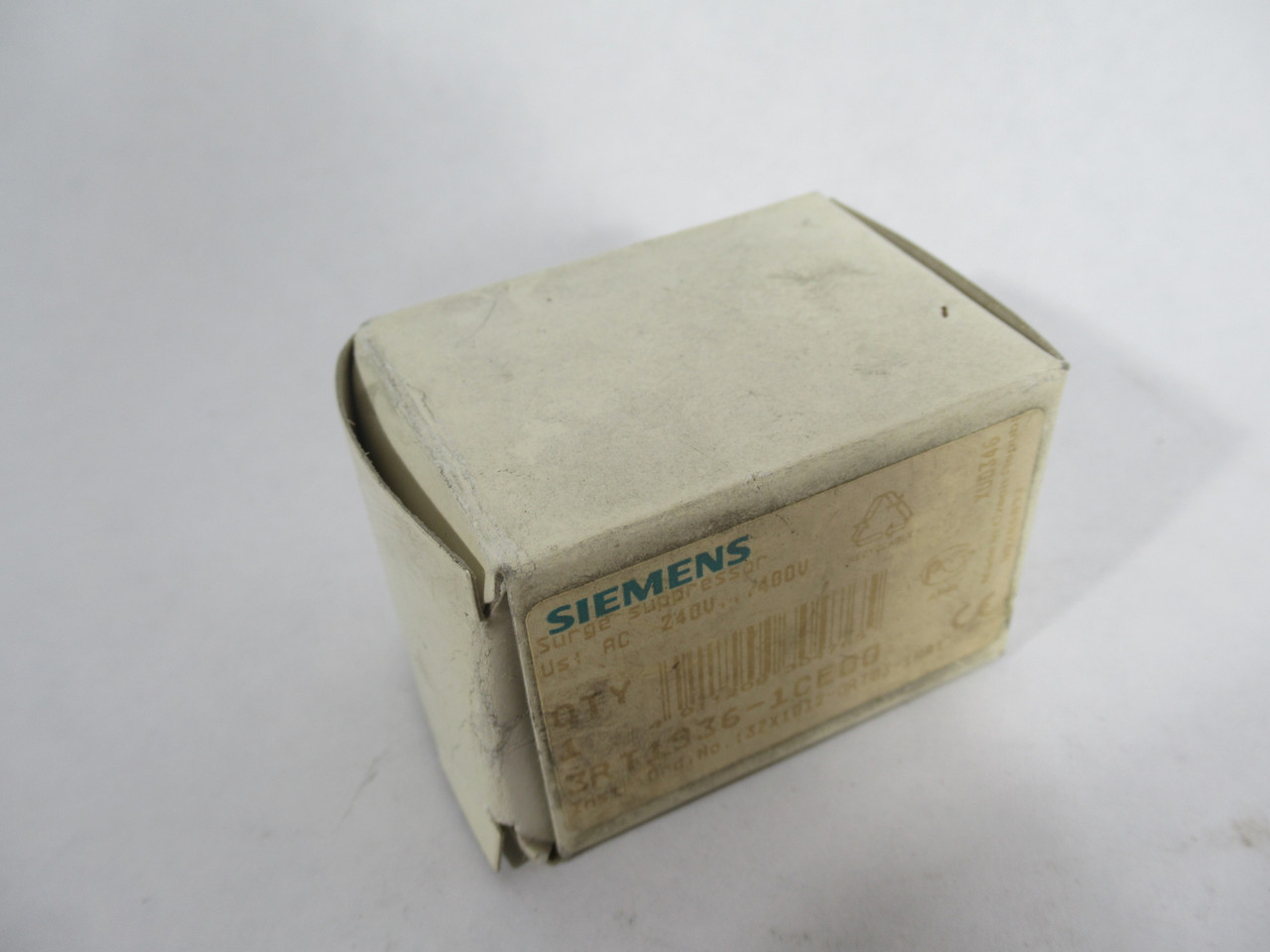 Siemens 3RT1936-1CE00 Surge Suppressor 240-400VAC DAMAGED BOX NEW