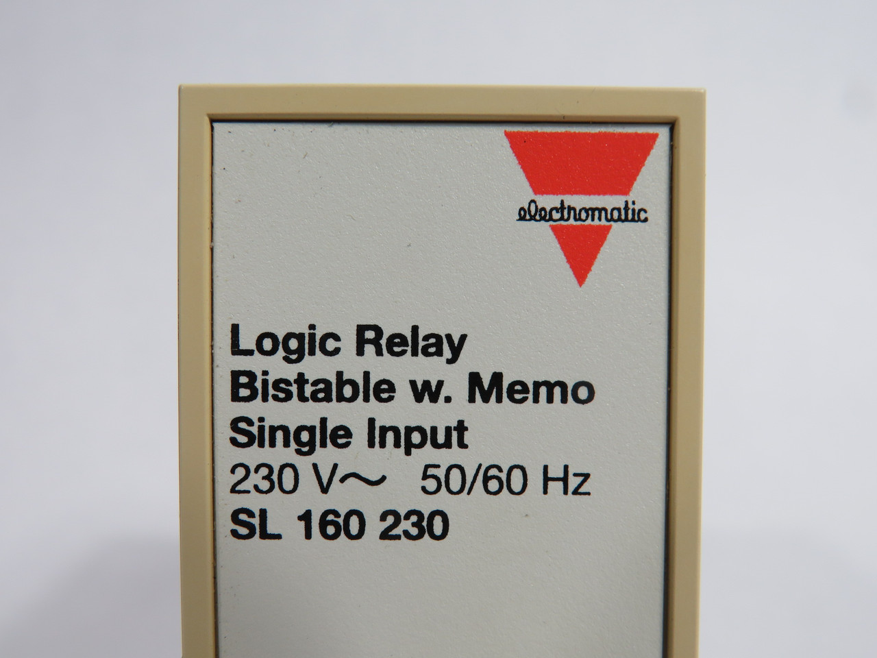 Electromatic SL160230 Bistable Logic Relay 1 Input 230V 50/60Hz 11-Pin NOP